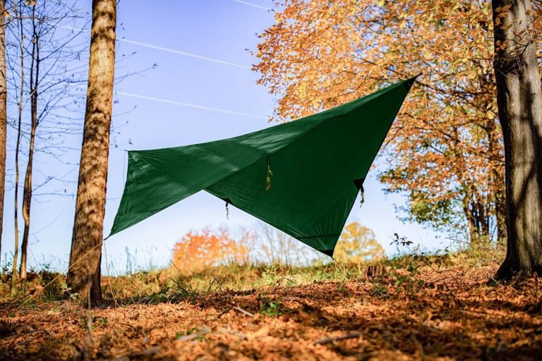 8 Best Lightweight Tarps for Camping in 2026 Lightweight tarp shelter pitched on a multi-day hike