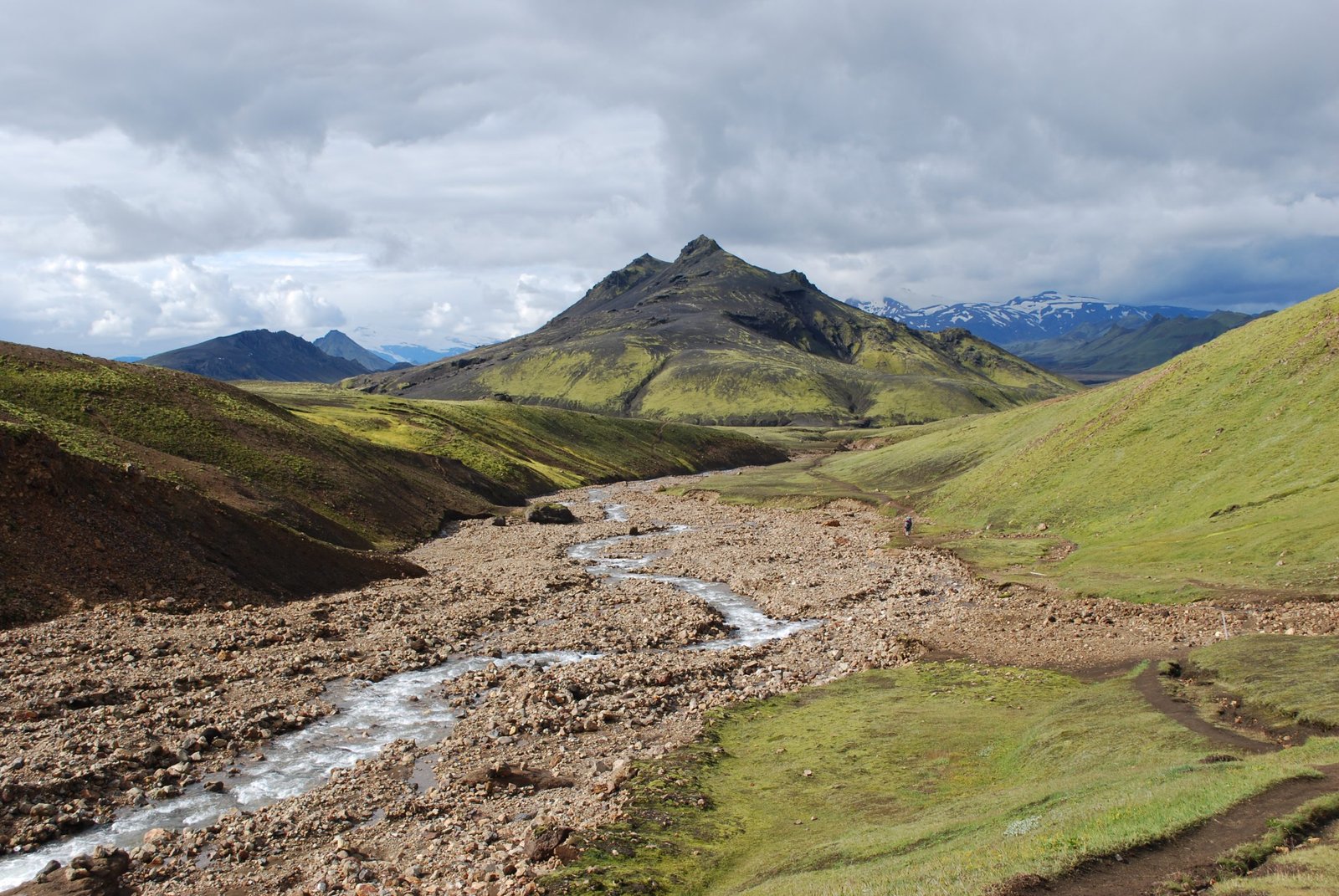 Highland landscape on the Laugavegur Trail, Iceland
