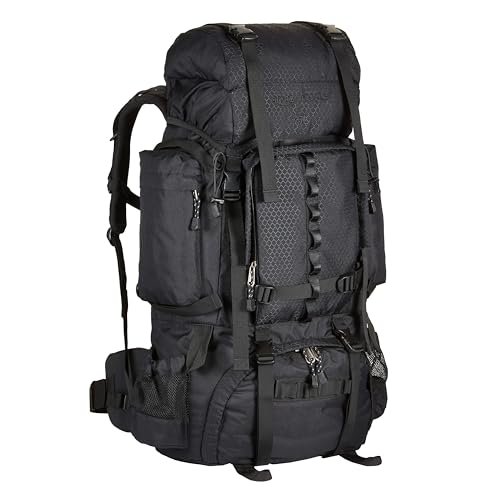 Amazon Basics 75L internal frame backpack, large budget hiking pack