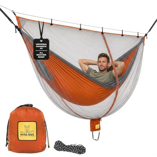 Wise Owl Outfitters Hammock Bug Net, mosquito net for hammock camping