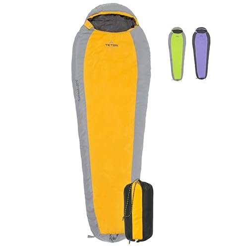 TETON Sports Trailhead 20 Degree, budget synthetic mummy sleeping bag