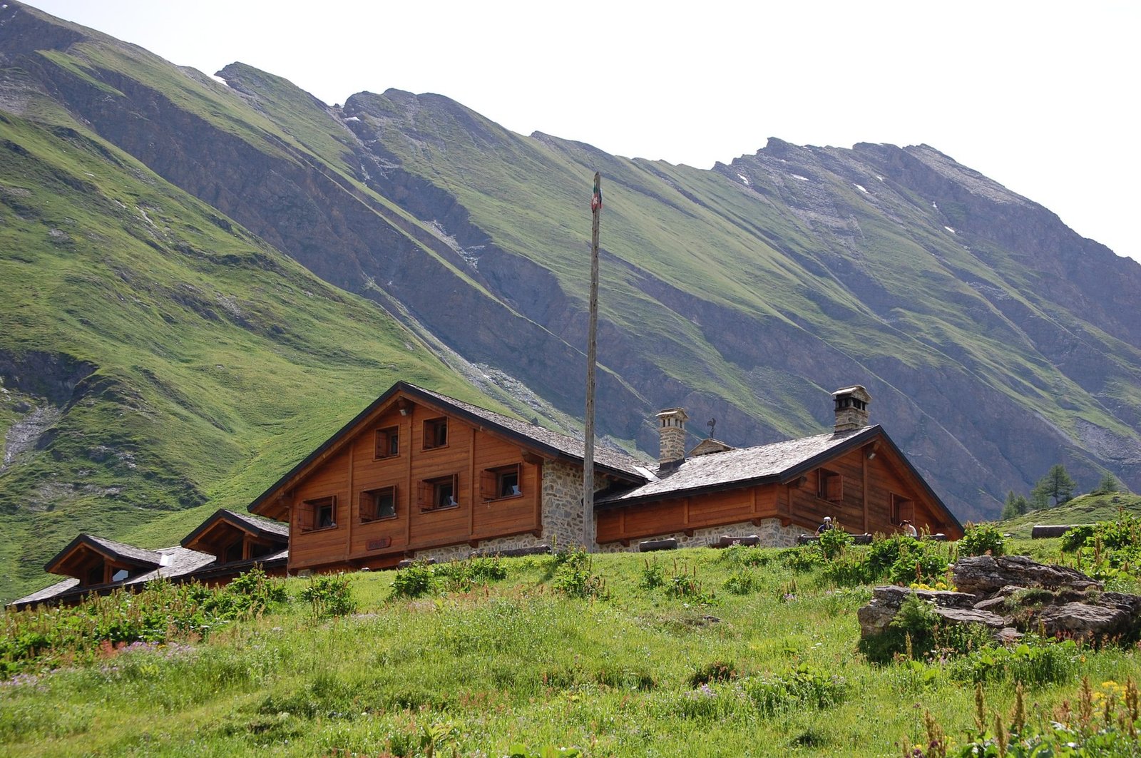 Rifugio Bonatti refuge, Tour du Mont Blanc Day 5, Val Ferret