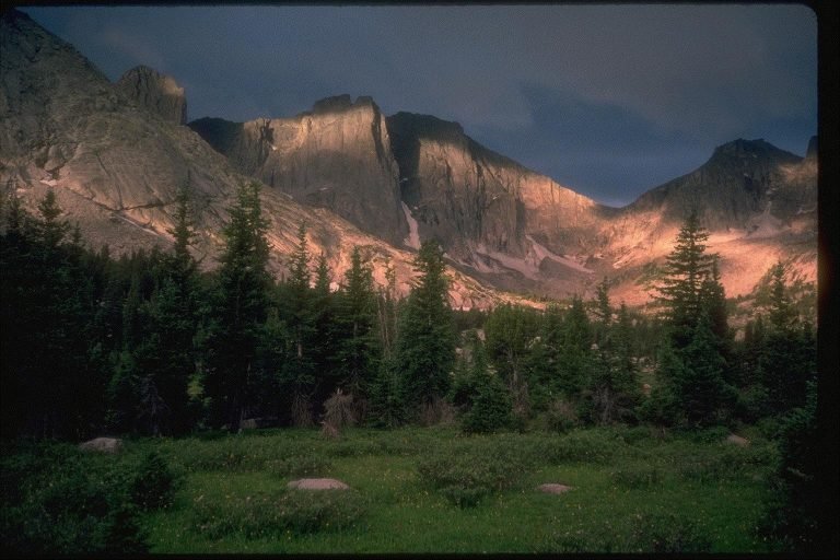 What to pack for the Cirque of the Towers Loop: sunrise over the Cirque, Wind River Range, Wyoming