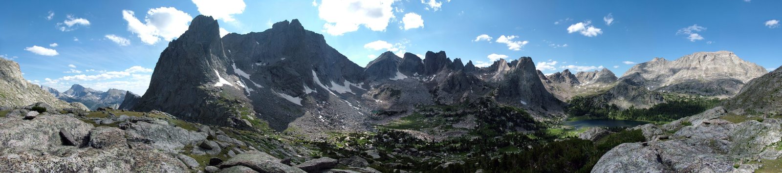 Granite spires of the Cirque of the Towers, Wind River Range, Wyoming