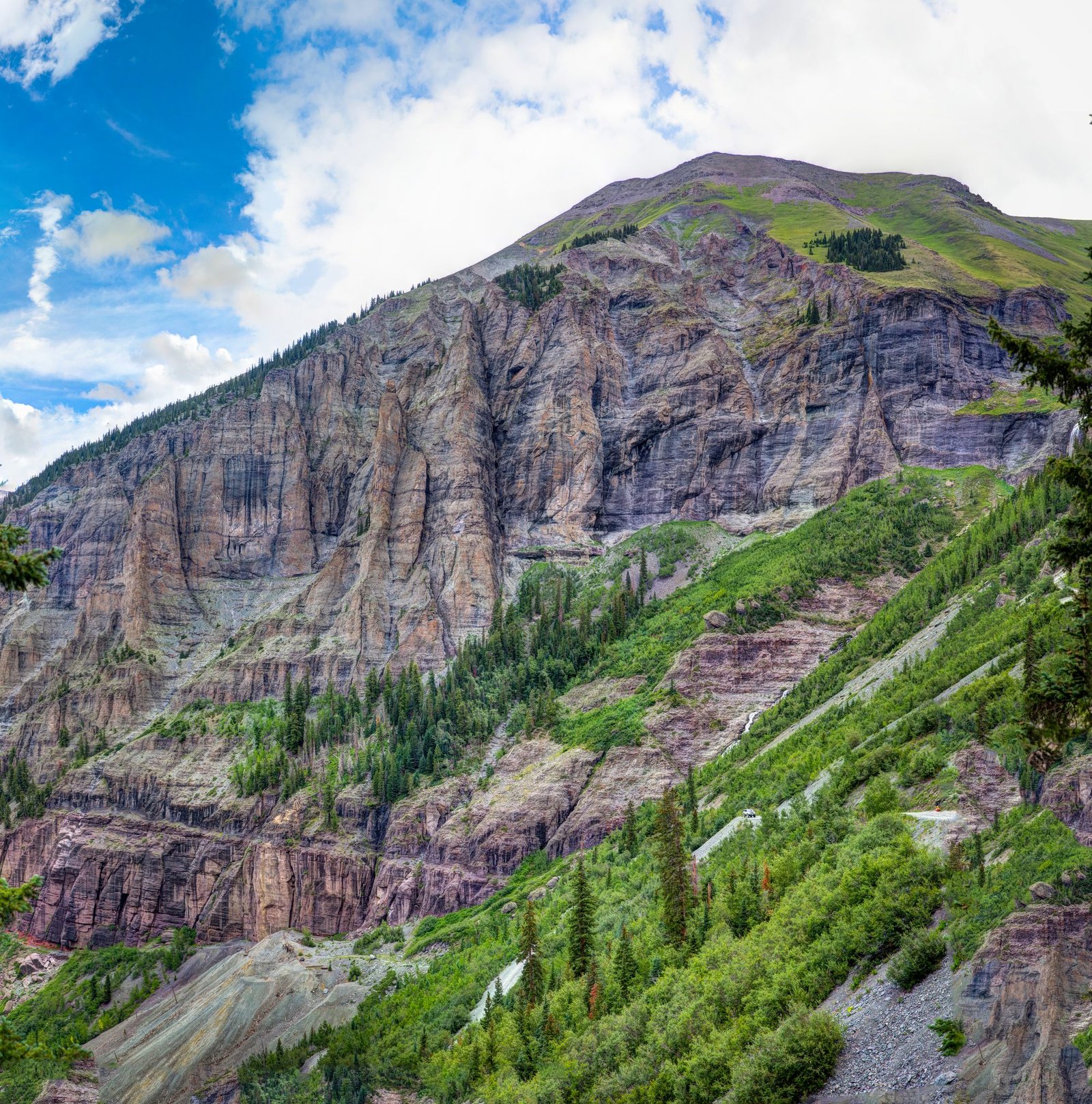 Ajax Peak in the San Juan Mountains, near the Colorado Trail's Segments 21 to 24