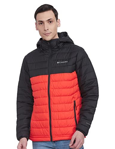 Columbia Powder Lite Hooded Jacket, insulated hiking jacket with heat-reflective lining