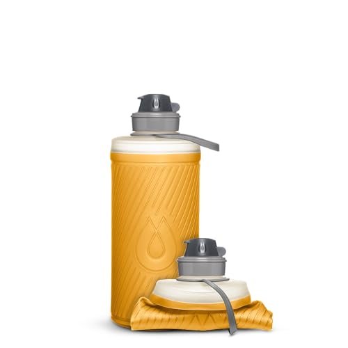 HydraPak Flux collapsible water bottle, soft flask for hiking