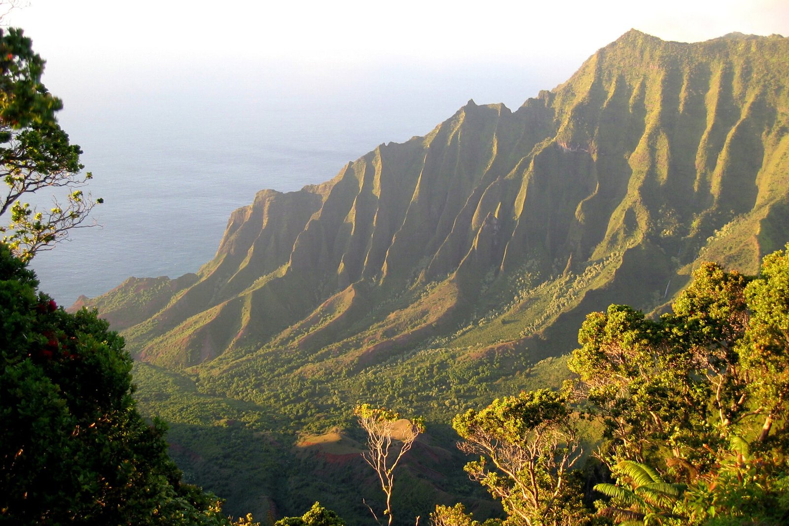 Kalalau Valley overlook from the Na Pali Coast, Kauai, the payoff for packing right for the Kalalau Trail