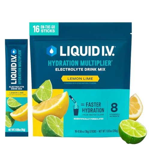 Liquid I.V. Hydration Multiplier, electrolyte packets for multi-day hiking