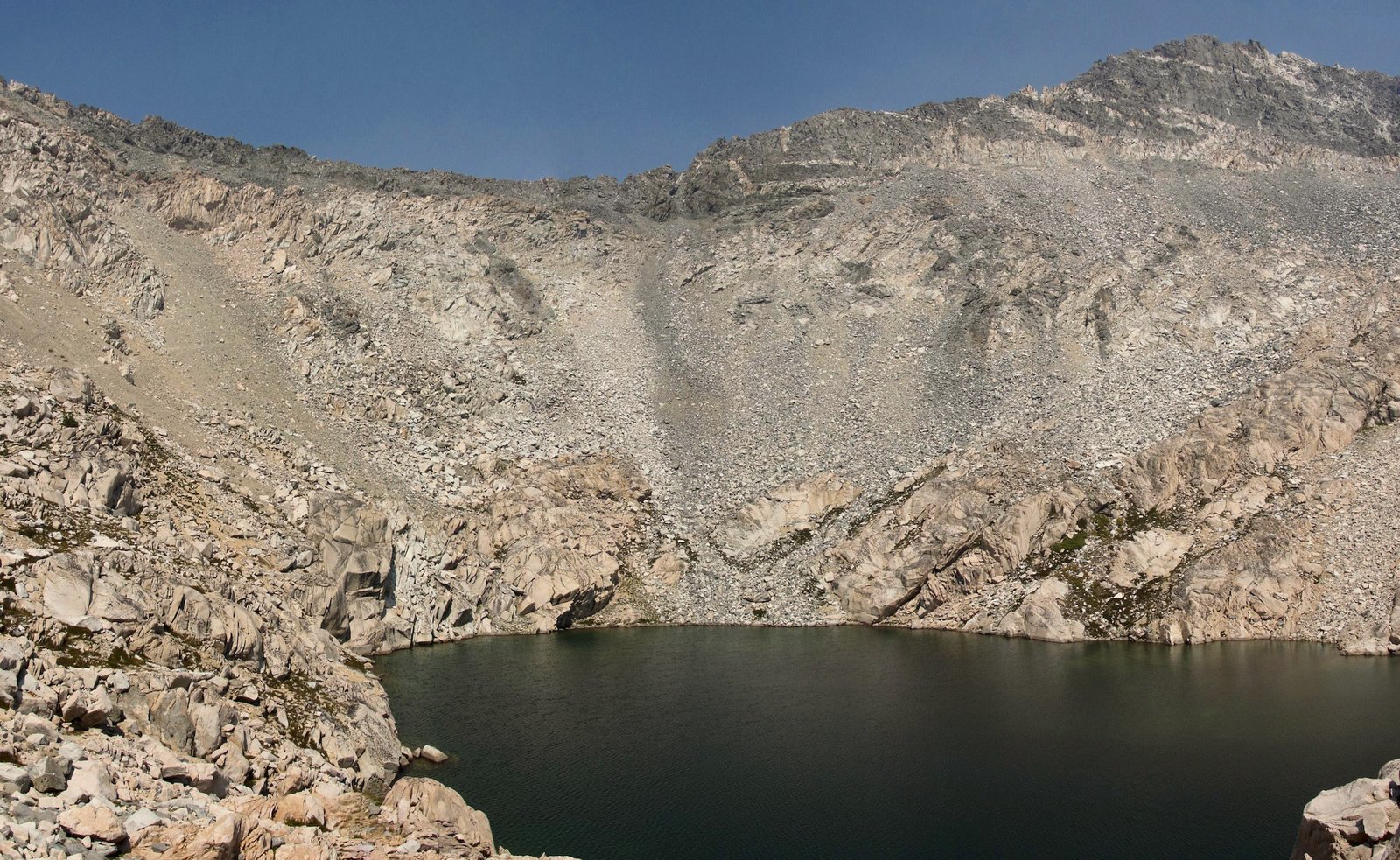 Glen Pass switchbacks on the John Muir Trail, Rae Lakes Loop Kings Canyon