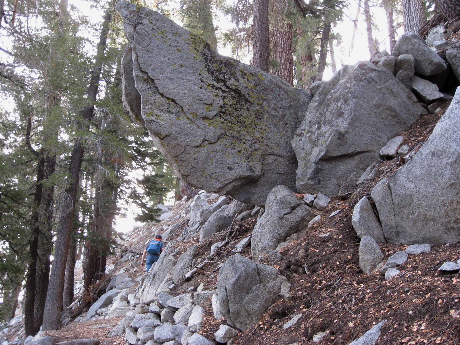 Knife Edge Rock section, Tahoe Rim Trail