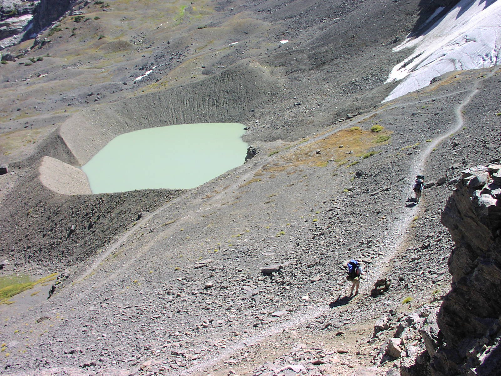 Schoolroom Glacier from Hurricane Pass, Teton Crest Trail gear guide