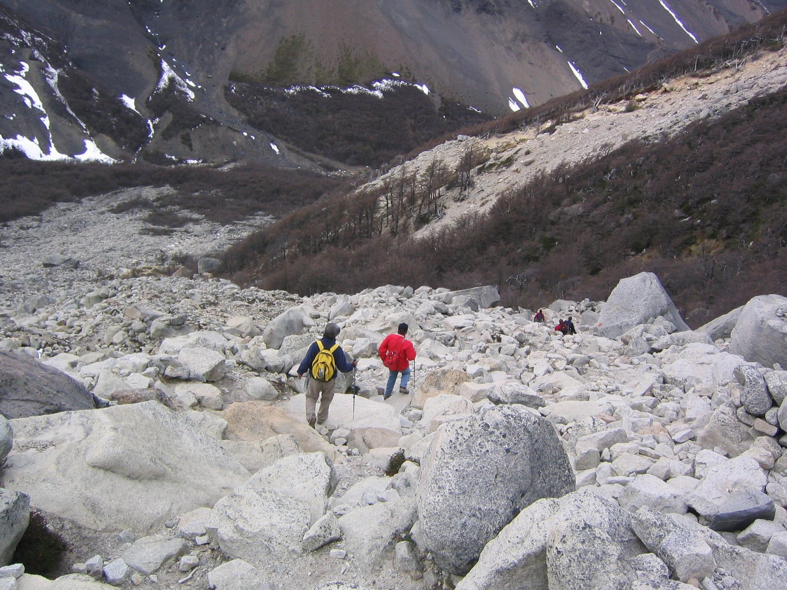 Boulder field terrain, Torres del Paine National Park