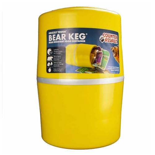 Counter Assault Bear Keg, large rugged bear canister for backpacking