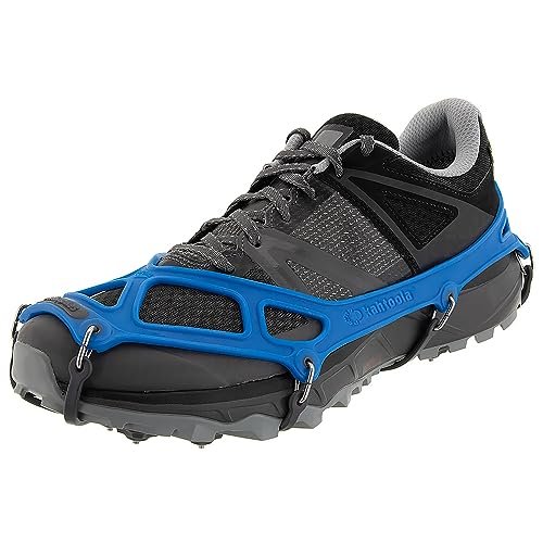 Kahtoola EXOspikes, low-profile traction device for mixed rock and ice terrain