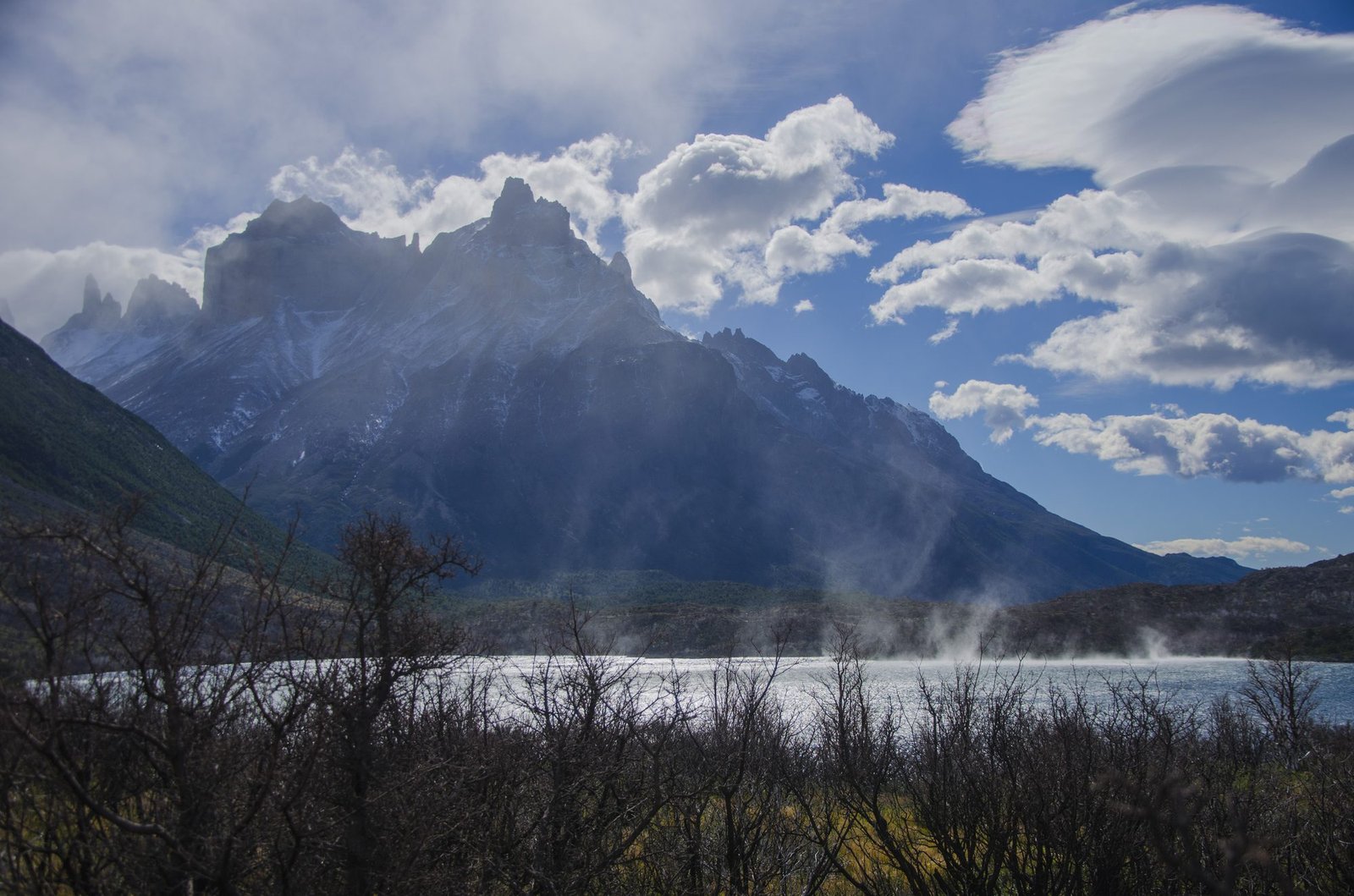 Lago Nordenskjöld with the Cuernos del Paine reflected in the water